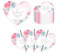 DIFLAX 100 Pezzi Cartoncino Etichette Stelline Scintillanti Matrimonio Etichette Scintille Luminose Matrimonio Cartoncini Biglietti per Nozze Sposi Promessa Anniversario Fidanzamento Decorazioni(1)