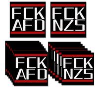 DIFLAX 100 Pezzi FCK AFD Adesivo, FCK NZS Adesivo, Adesivo, Adesivo Set, Stickers, Per Scrapbooking, Decorazione, 5,2 cm x 5,2 cm, Decorativo