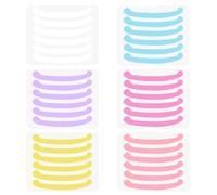 DIFLAX 18 Paia Lash Lift Ribboon, Accessori Per Il Sollevamento Delle Ciglia, Tamponi In Silicone Morbidi, Strumenti Per Il Sollevamento Delle Ciglia, Adatti Per Tutte Le Forme Degli Occhi (6 Colori)