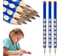 DIFLAX 30 Pezzi Crayon graphite ergonomique - Matite Lucky Pencil con gomma, Matita Lucky Exam, Matita triangolare, per disegnare, scrivere e cancelleria per adulti, insegnanti e colleghi