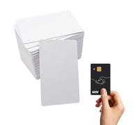 DIFLAX 30 Pezzi NFC Carta Ntag215, Carta Bianca NFC 215, Tag NFC 215, Programmable NFC Carta, 504 Byte Memoria, Compatibile con Smartphone NFC, Dispositivi