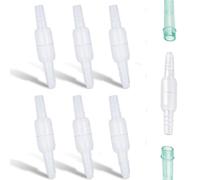 DIFLAX 6 Pezzi Connettori per Tubi di Ossigeno Connettori Girevoli per Tubi Connettori per Tubi O2 Impediscono la Torsione del Tubo