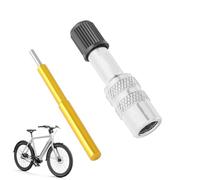 DIFLAX Adattatore Valvola Bici, Adattatore Valvola Presta, Adattatore Forcella Bici, Adattatore Compressore Bici, Per Pompe, Pneumatici, Forcella, Suspension