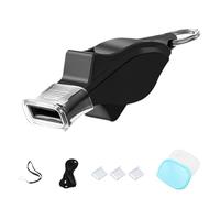 DIFLAX Fischietto Kit, Fischietto Professionale per Allenatori, con Cinghia Per La Mano, Cordino, Custodia, 3 Protezioni Per I Denti, Accessori per Arbitri di Calcio, Ideale per Sport all'Aria Aperta