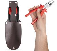 DIFLAX Fodero per Coltello in Pelle, Fodero Coltello da Cintura, Custodia Pieghevole, Custodia Coltello, Borsa per Coltelli, Fondina Fatta a Mano, Borsa per Caccia Campeggio Allaperto