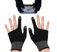 DIFLAX Manicotti per Dita da Gioco, Touchscreen Fibra Conductrice, Anti-Transpiration, Traspiranti e Leggeri, Per Gioco Mobile,Per Android e iOS, Migliora la Toccata