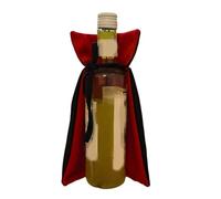 DIFLAX Mantello da vampiro per bottiglia di vino, Decorazioni per bottiglie di vino per Halloween, Portabottiglie di vino per Halloween, Copribottiglia di vino da vampiro, Decorazioni Dracula