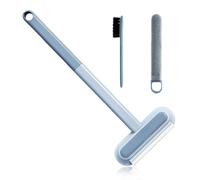 DIFLAX Spazzola Pulisci Zanzariera Set di Pulitori per Finestre Spazzola per Rete in Rete Spazzola per Pulizia Della Zanzariera con Spugna Brush e Spatola in Silicone 4 in 1 Mesh Cleaner Brush