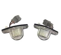 Difmqf LED Licenza Luci Targa Per CRV HR-V Fit Jazz Per Insight Crosstour Per Odyssey Stream Logo 2x Luce Targa A LED 34101S60013