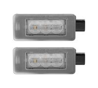 Difmqf LED Licenza Luci Targa Per Peugeot 207 CC 308 MK2 2008 208 508 5008 Per Citroen Per C3 Per C4 Per C5 DS3 DS5 2X LED Canbus Luce Targa Posteriore 9682403680