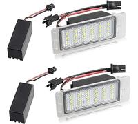 Difmqf LED Licenza Luci Targa Per Vauxhall Per Insignia Sports Tourer Per Mokka VXR8 Per Chevrolet Per Corvette 2 Pezzi Canbus 6000K Luce Targa A LED Bianca