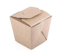 Diforma Confezione da 70 scatole di cartone kraft, 460 ml, contenitori per alimenti da asporto, fast food, usa e getta, a prova di perdite, biodegradabili, ecologici e riciclabili (70, 460 ml)