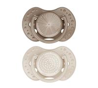 Difrax Lovi - Ciuccio dinamico - 0 - 3 mesi - Beige & Marrone