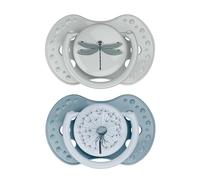 Difrax Lovi - Ciuccio dinamico - 0 - 3 mesi - blu e verde