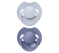 Difrax LOVI Ciuccio Dinamico 0-6 Mesi - Azzurro & Marine - 2 Pezzi