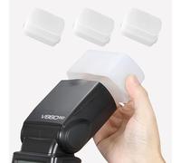 Difusor de Flash de Rebote para Montaje en Zapata en Flash de Cámara, V860, TT685, TT600 (Paquete de 3 Difusores Blancos)