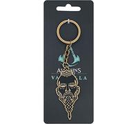 Difuzed ASSASSIN'S CREED VALHALLA - PORTACHIAVI IN METALLO FACE, Marrone, Taglia unica