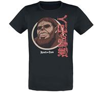Abbigliamento Attack On Titan: Men'S Short Sleeved Black (T-Shirt Unisex Tg. L)