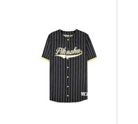 Difuzed - Baseball Jersey - The Pokémon Pikachu (Nero) Maglietta Maglia