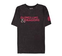 DIFUZED, Dungeons & Dragons - Maglietta a Maniche Corte Premium da Uomo Unisex-Bambini e Ragazzi, Black Set, Small