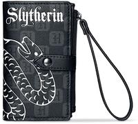 DIFUZED Harry Potter Wizards Unite - Slytherin Wallet Donna Portafoglio nero 50% poliestere, 50% poliuretano
