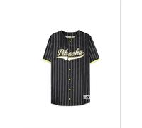 Difuzed - Maglietta Da Baseball - Il Pokémon PIKACHU (Nero) T-Shirt