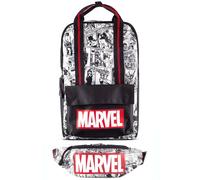Difuzed Marvel Zaino - Comic (Nero/Bianco) + Borsa A Fannullone