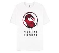 Difuzed Mortal Kombat - Maglietta da Uomo Bianco (M)
