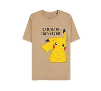 DIFUZED Pokémon - Beige Pikachu Unisex Short Sleeved T-shirt M