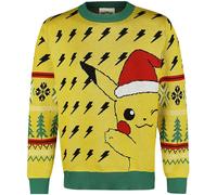 Difuzed - Pullover Lavorato a Maglia Pokémon (Taglia L) Weihnachtspullover