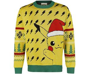 Difuzed - Pullover Lavorato a Maglia Pokémon (Taglia L) Weihnachtspullover