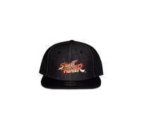 Difuzed Street Fighter - Cappellino Snapback Logo Nero, Nero, Taglia Unica