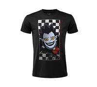 Difuzed T-Shirt Originale Death Note, Stampa Manga a Colori, Maglietta a Maniche Corte, con Ologramma di Autenticità, 100% Cotone, Colore Nero (XXS)