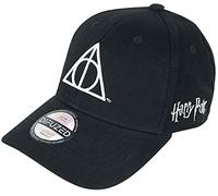 Difuzed Wizards Unite Deathly Hallows, Warner Cappello Con I Doni Della Morte Di Harry Potter Uomo, Nero, 1
