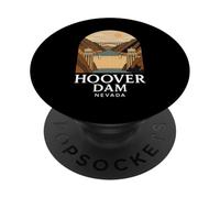 Diga di Hoover, Nevada, Arizona, punto di riferimento del fiume Colorado, Vegas 702 PopSockets PopGrip Adesivo