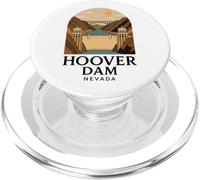 Diga di Hoover, Nevada, Arizona, punto di riferimento del fiume Colorado, Vegas 702 PopSockets PopGrip per MagSafe