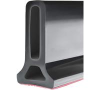 Diga per acqua con soglia doccia pieghevole, Barriera for diga d'acqua con soglia doccia da 39/78 pollici, barriera for acqua di for lavello della cucina, bagno(Black,2m/78.7in)