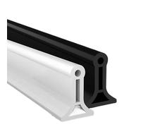 Diga per acqua con soglia doccia pieghevole, Diga for l'acqua della soglia doccia, barriera for la e di ritenzione mantiene all'interno(Black,0.7M/27in)