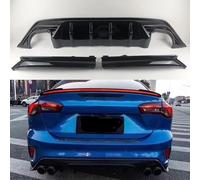 DIGBYS ABS Auto Spoiler Posteriori per Ford Focus ST-Line Hatchback 4-Door 2019, Bagagliaio Spoiler Alettone Labbro, Auto Tuning Decorativi Accessori