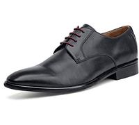 DIGEL Scarpe Simon Pelle Liscia Cuciture Ornamentali Nero - Nero, 42 EU