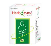 Digestive Aiuto Supplemento a Prevenire Disturbi 50 Herbozyme Capsule Erbe