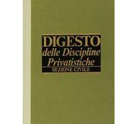 Digesto delle discipline privatistiche. Sezione civile