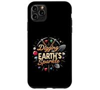 Digging for Earth's Sparkle Gemstone Miner Design Custodia per iPhone 11 Pro Max