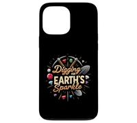 Digging for Earth's Sparkle Gemstone Miner Design Custodia per iPhone 13 Pro Max