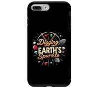 Digging for Earth's Sparkle Gemstone Miner Design Custodia per iPhone 7 Plus/8 Plus