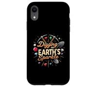 Digging for Earth's Sparkle Gemstone Miner Design Custodia per iPhone XR