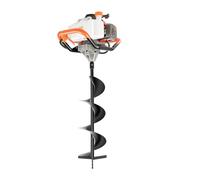 Digging Machine - Set di punte per trapano con rivestimento in titanio, con punta elicoidale, lunghezza 77 cm, motore Two Stroke, Air Cooled, Single Cylinder