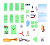 DigHealth Elettrico Circuito Kit, Giocattolo Educativo Montessori, Kit Esperimenti Fisica, STEM Sperimentale Progetti Scientifici per Bambini L’apprendimento Elettricità di Base (AD006)