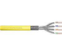 DIGITUS 1000 m Cat 7A Cavo di rete - S-FTP (PiMF) Simplex - BauPVO B2ca - LSZH Senza alogeni - 1500 MHz rame AWG 22/1 - Compatibile PoE++ - Cavo LAN Cavo di installazione Cavo Ethernet - Giallo