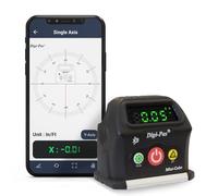 Digi-Pas Livella Smart Cube a 2 assi, DWL-90PRO, visualizza lo stato di livellamento su smartphone tramite Bluetooth, nero, piccolo, modello: DWL90Pro
